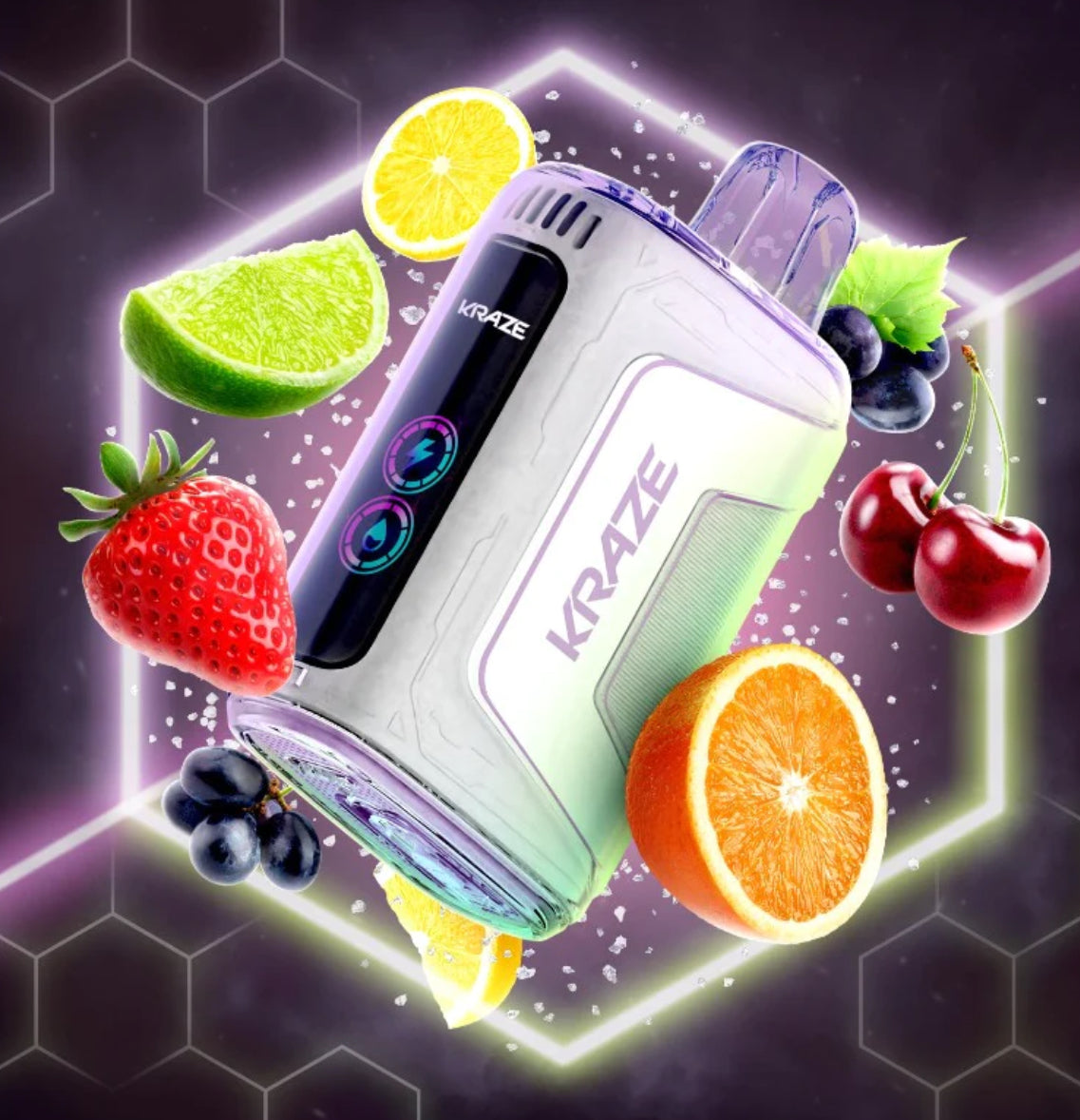 Kraze HD 7K Fruit flash 20mg/mL disposable (Provincial)