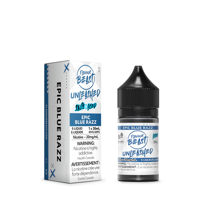 Flavour Beast E-liquid Unleashed Epic Blue Razz 20mg/30ml (Provincial)