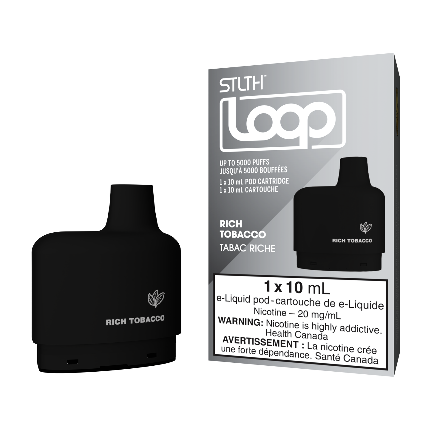 Stlth Loop Pod 5K Rich Tobacco 20mg/ml (Provincial)