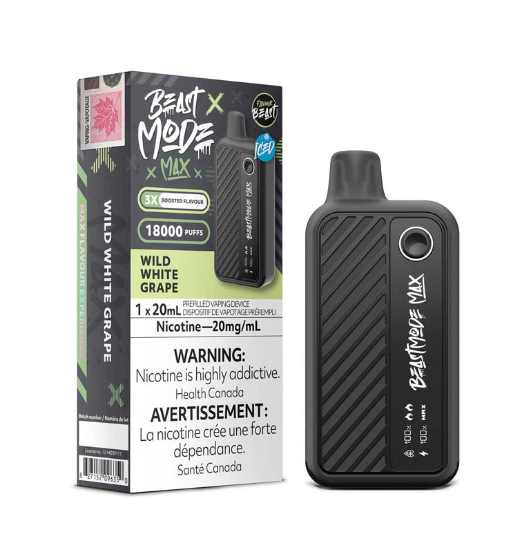 Flavour Beast Mode Max2 50k Wild White Grape Iced Disposable (Provincial)