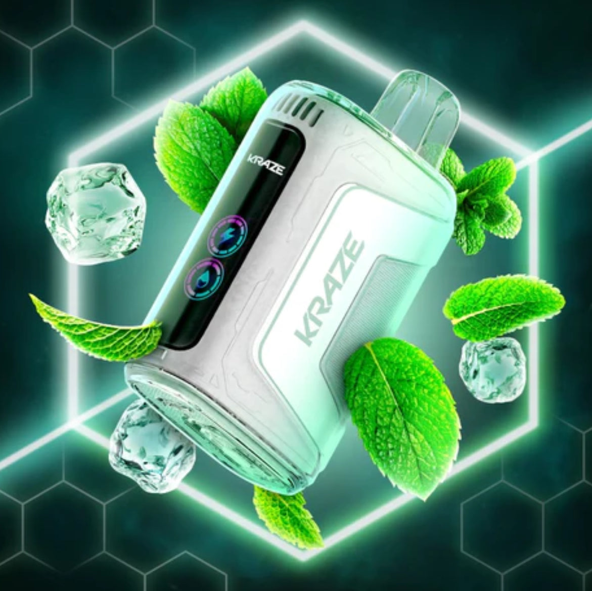 Kraze HD 7k Spearmint 20mg/mL disposable (Provincial)