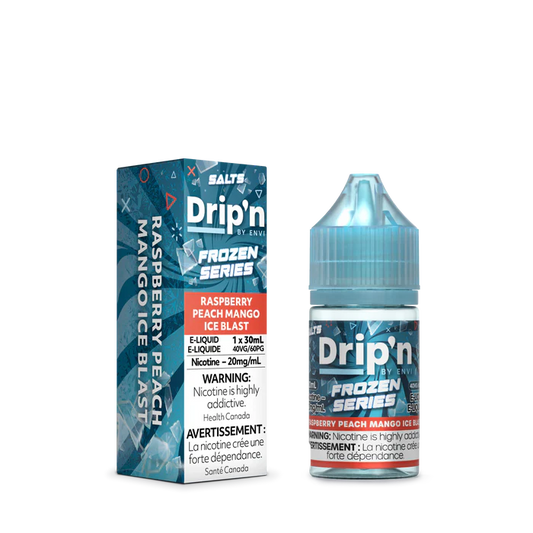 Drip’n E-liquid Frozen Series Rasberry Peach Mango Ice Blast 20mg 30mL (Provincial)