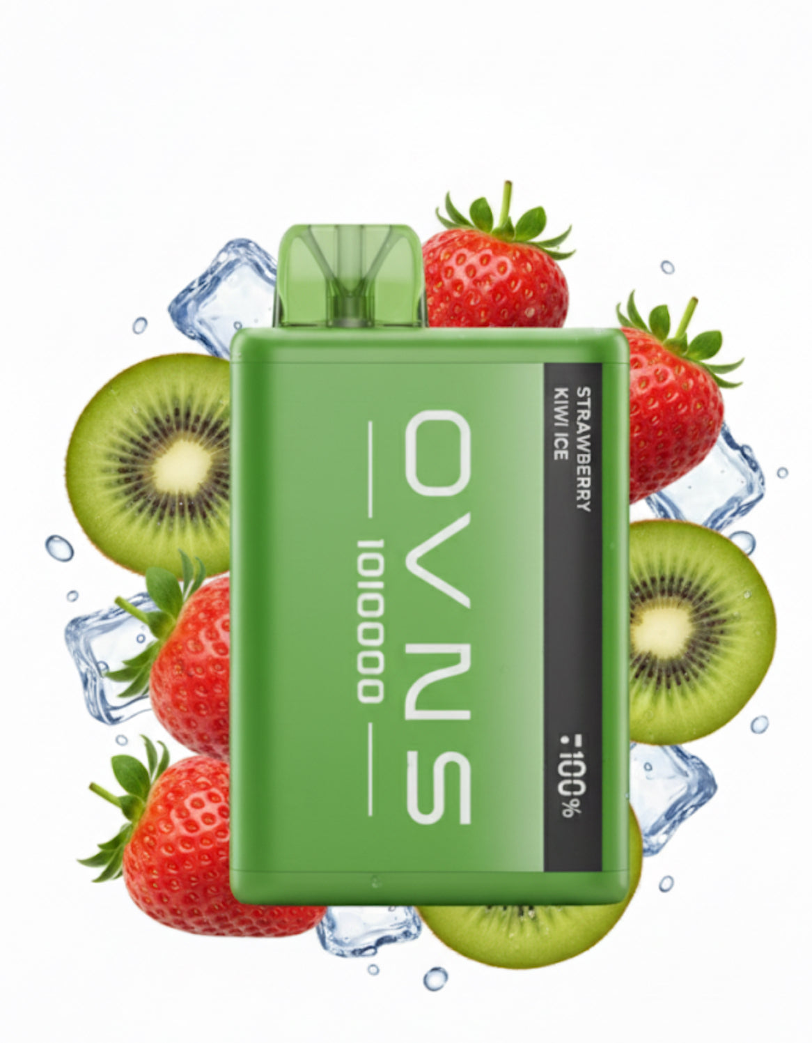 OVNS IQ10000 Strawberry Kiwi Ice 20mg/mL disposable (Provincial)j