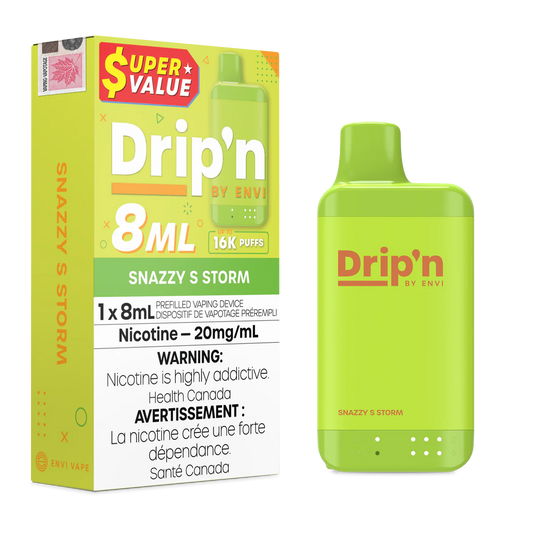 Drip’n by Envi 16k Snazzy S Storm 20mg/ml Disposable (Provincial)