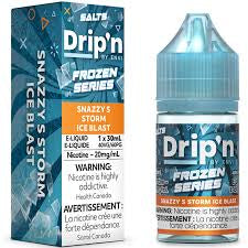 Drip’n E-liquid Frozen Series Snazzy S Storm Ice Blast 20mg 30mL (Provincial)