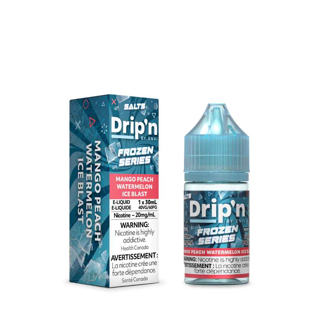 Drip’n E-liquid Frozen Series Mango Peach Watermelon Ice Blast 20mg 30mL (Provincial)