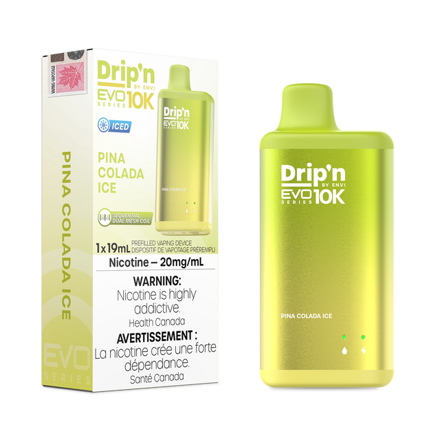 Drip’n EVO 10K Pina Colada Ice 20mg/mL disposable (Provincial)