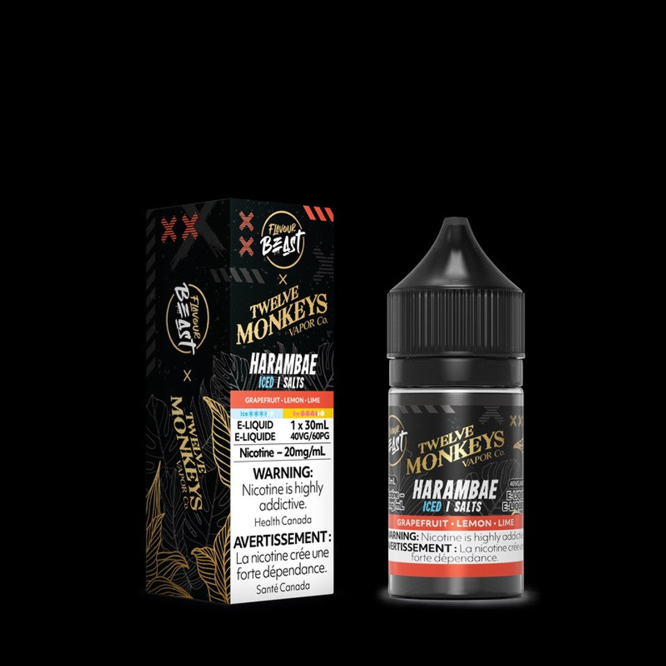Flavour Beast E-Liquid Harambae Iced by Twelve Monkeys 20mg/30ml (Provincial)