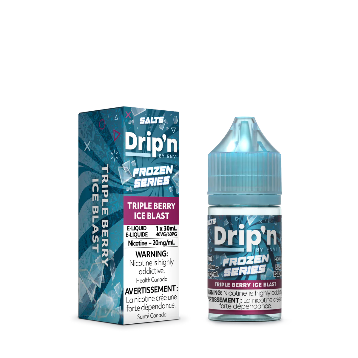 Drip’n E-liquid Frozen Series Triple Berry Ice Blast 20mg 30mL (Provincial)