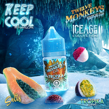 Twelve monkeys E-liquid Ice age Tropika 10mg/30ml (Provincial)
