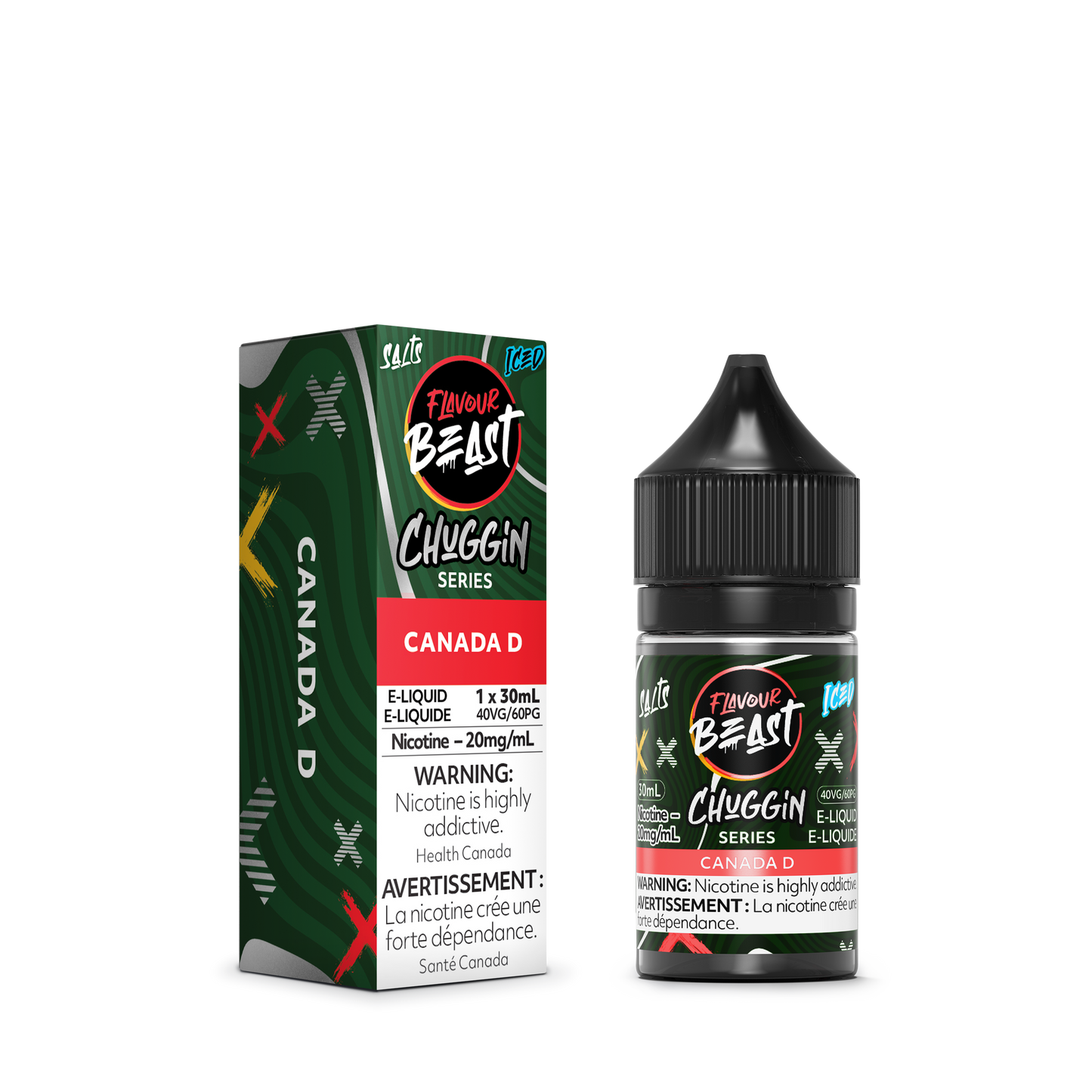 Flavour Beast E-Liquid Chuggin Canada D 20mg - 30ml (Provincial) {9A}