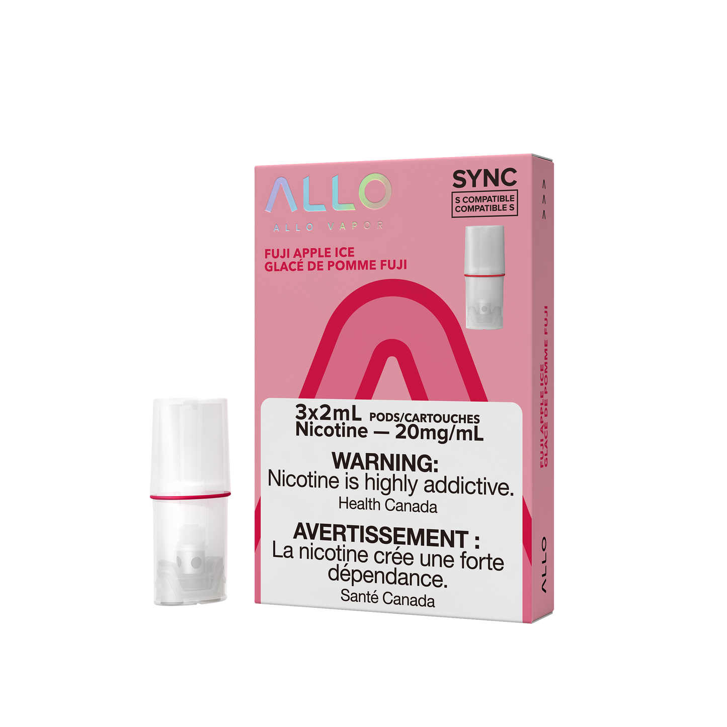 Allo Sync Fuji Apple Ice 20mg Pods (Provincial)