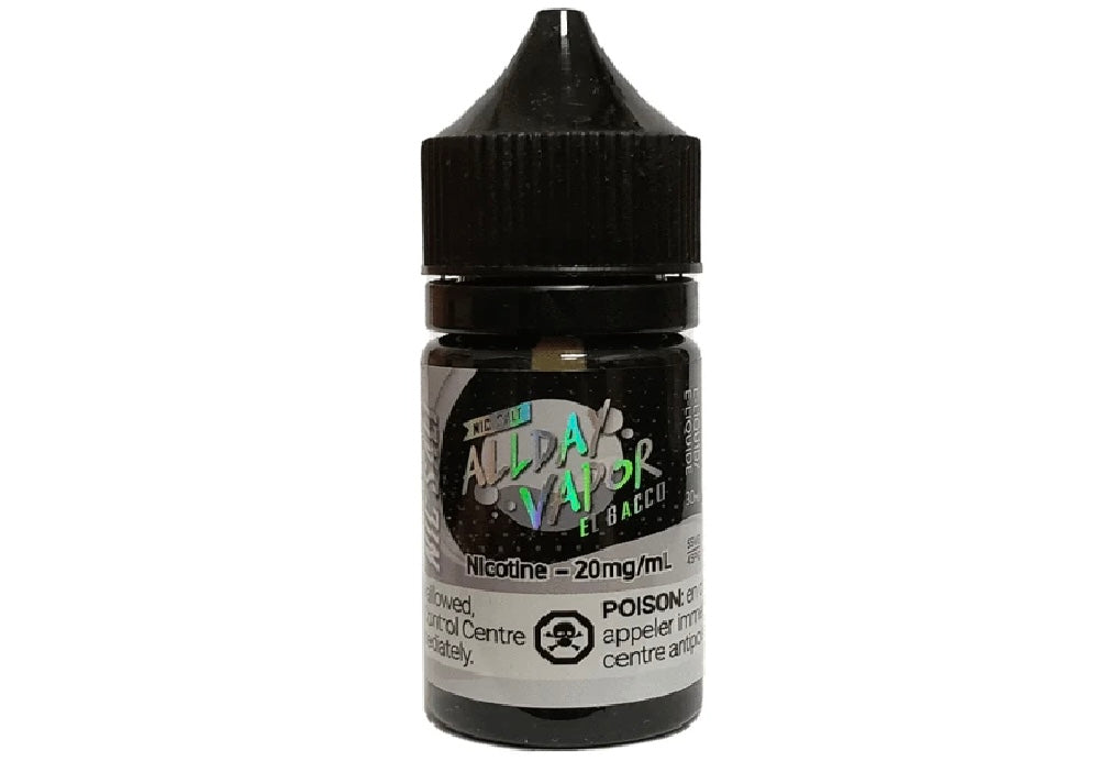 All Day Vapor E liquid El Bacco 20mg/mL 30mL (Provincial)