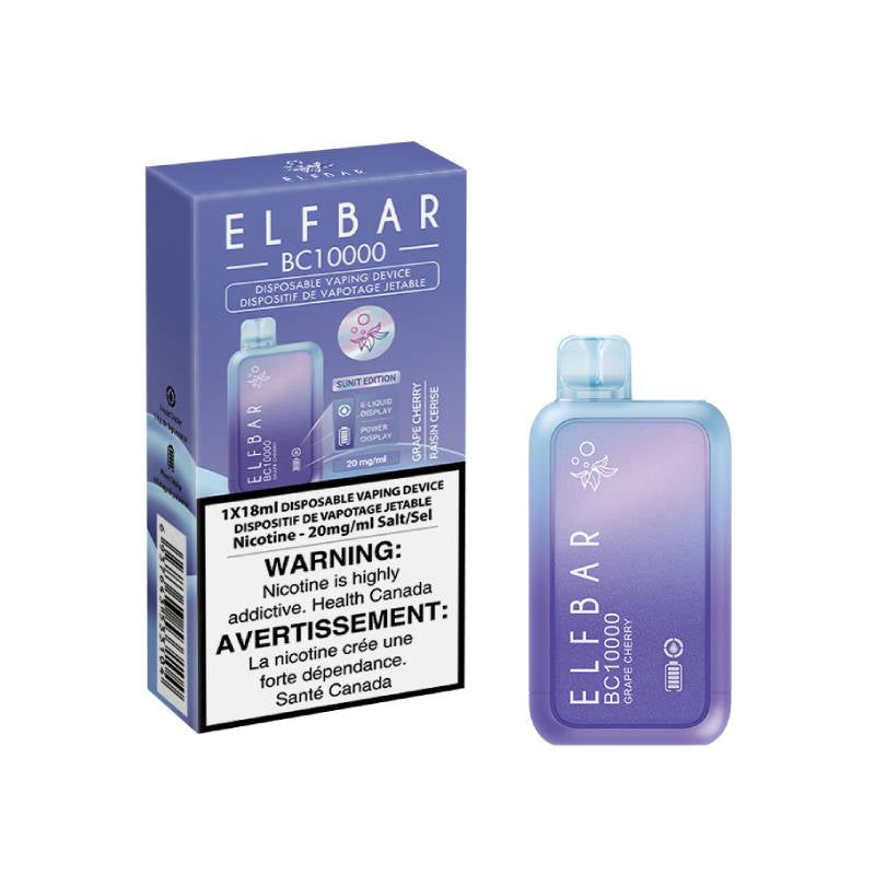 Elf Bar BC10K Grape Cherry 20mg/mL disposable (Provincial)