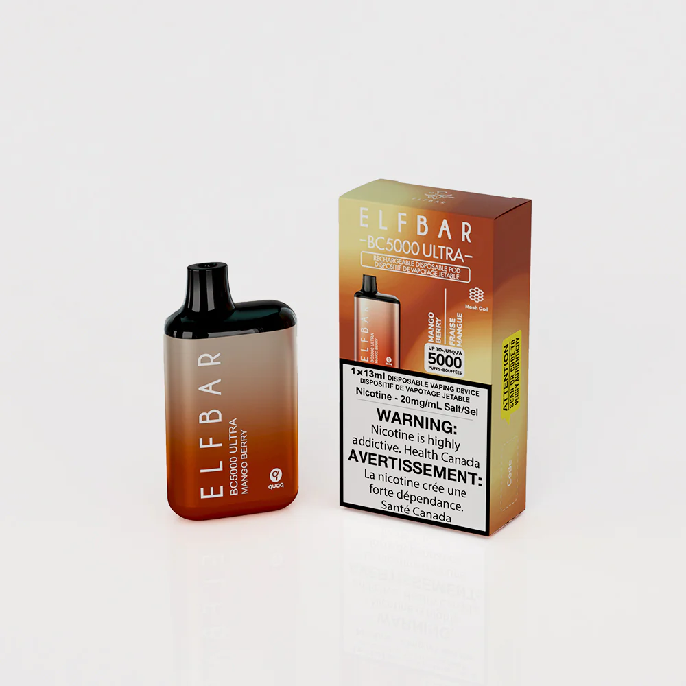 Elf Bar BC5000 Ultra Mango Berry 20mg/mL disposable Provincial (Provincial)