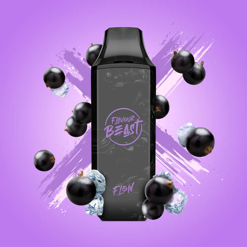 Flavour beast flow 5000 Bumpin’ blackcurrant iced 20mg/mL disposable (Provincial)