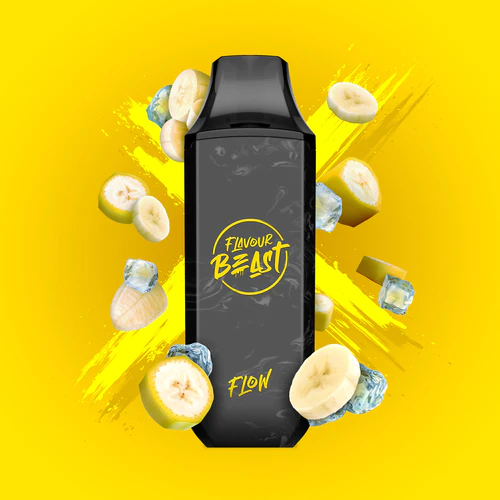 Flavour beast flow 4000 Bussin banana ice 20mg/mL disposable (Provincial)