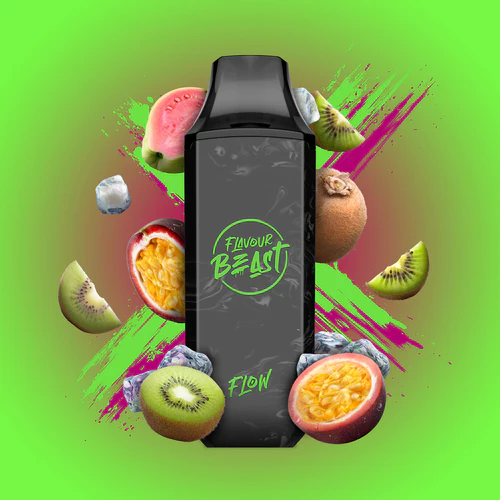 Flavour beast flow 5000 Kewl Kiwi Passionfruit Iced 20mg/mL disposable (Provincial)