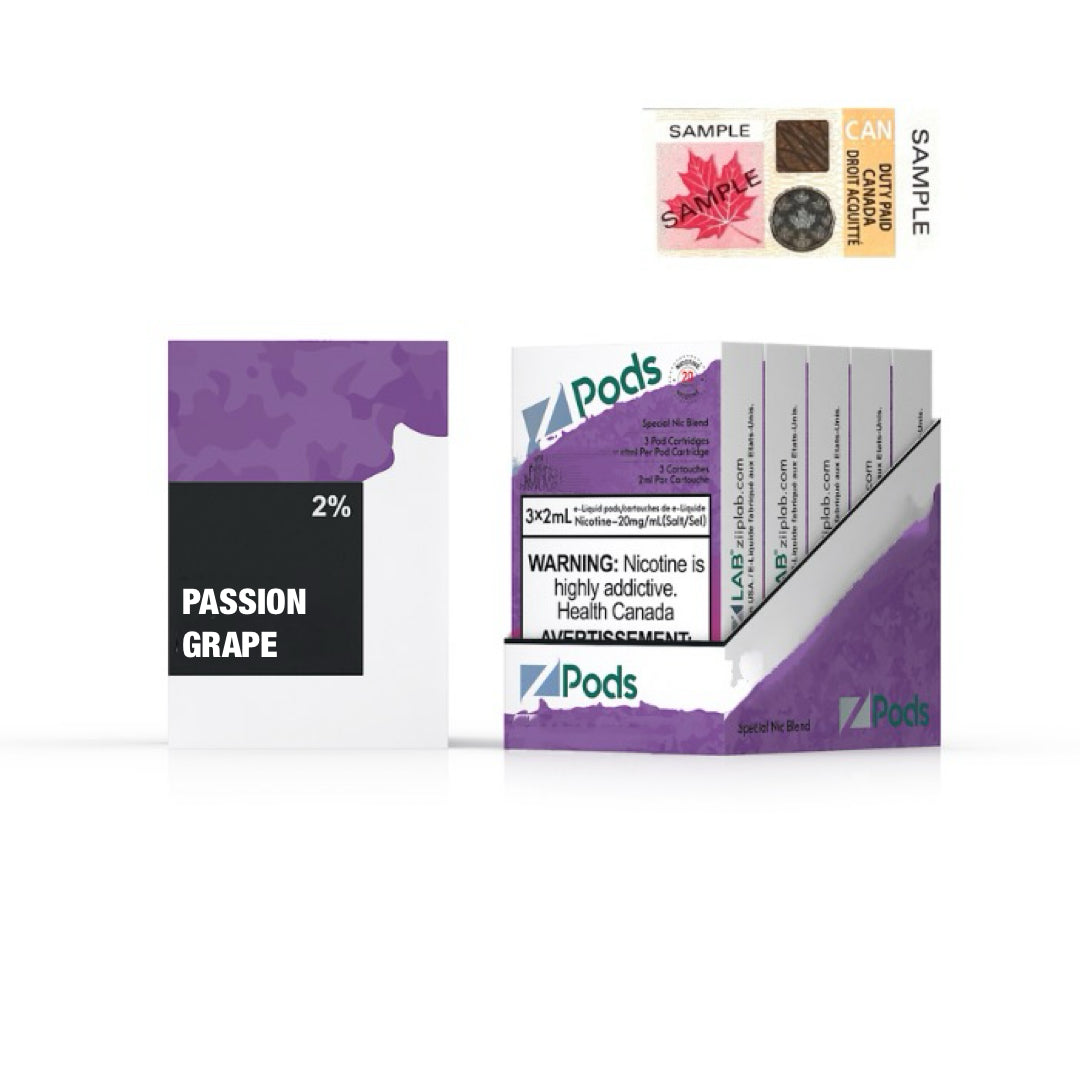 Zpods Passion Grape 20mg