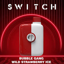 Mr Fog Switch 5500 Bubble Gang Wild Strawberry Ice 20mg/mL disposable (Provincial)
