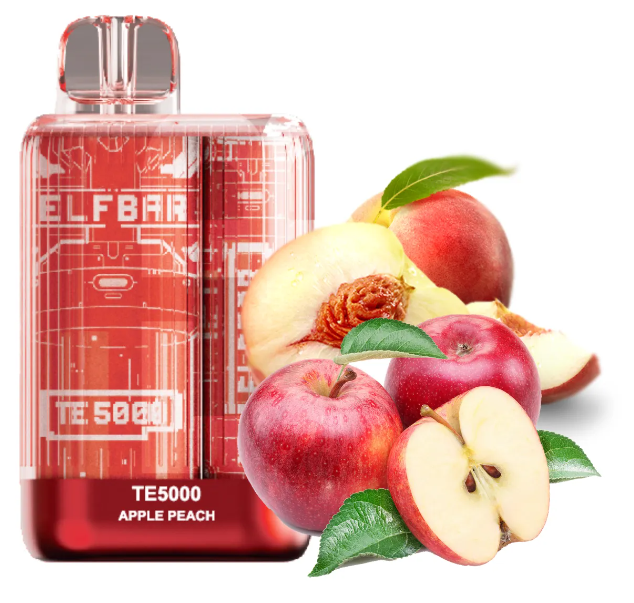 Elf Bar TE5000 Apple Peach disposable 20mg/mL(Provincial)