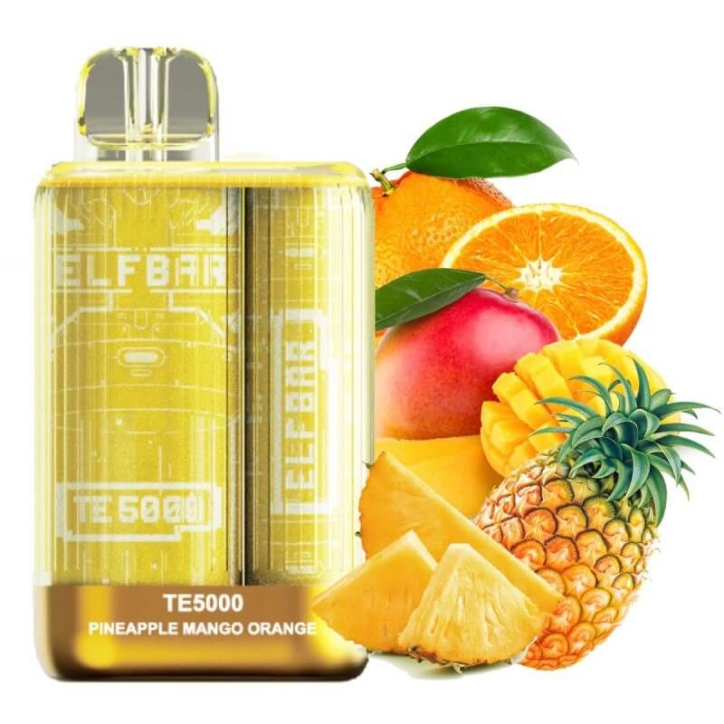 Elf Bar TE5000 Pineapple Mango Orange 20mg/mL (Provincial)