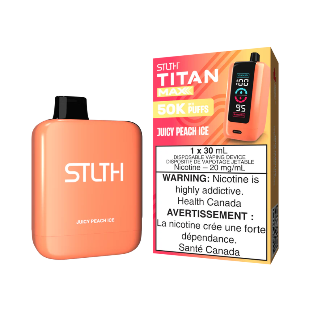 STLTH Titan Max 50K Juicy Peach Ice Disposable 20mg/mL (Provincial)