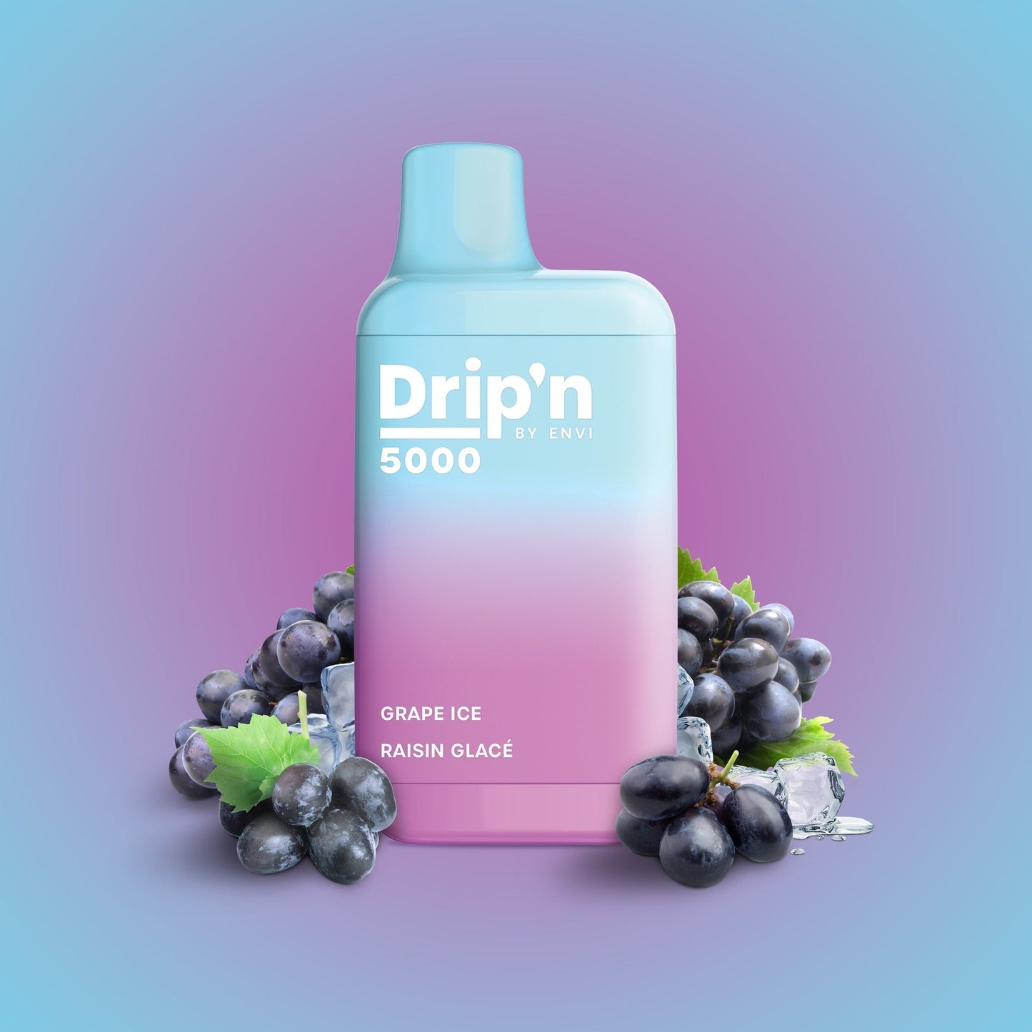 Drip’n 5000 Grape Ice 20mg/mL disposable (Provincial)