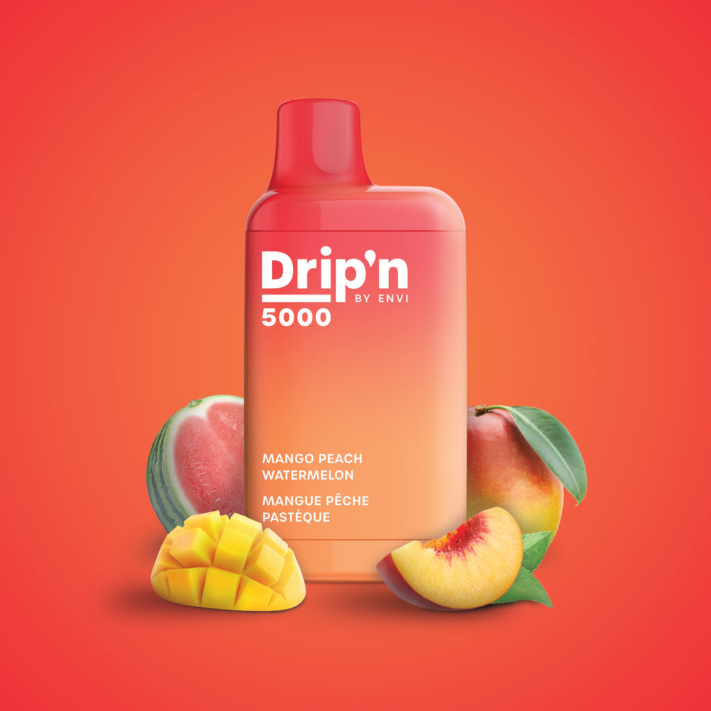 Drip’n 5000 Mango Peach Watermelon 20mg/mL disposable (Provincial)