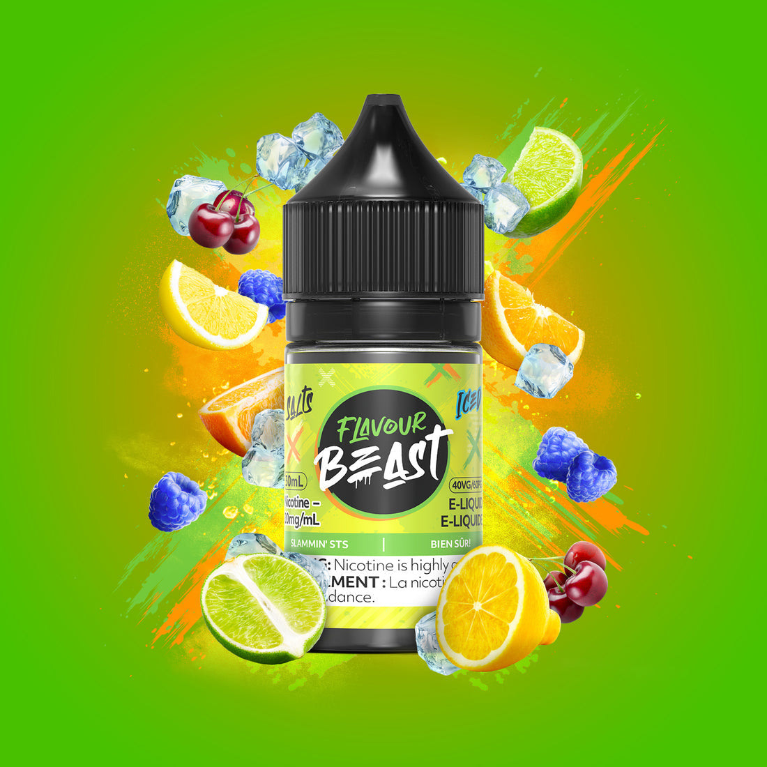 Flavour Beast E-Liquid Slammin' STS  Iced 10mg - 30ml (Provincial)