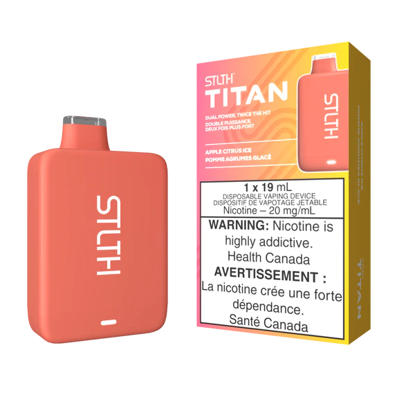Stlth Titan 10K Apple citrus Ice 20mg/mL disposable (Provincial)