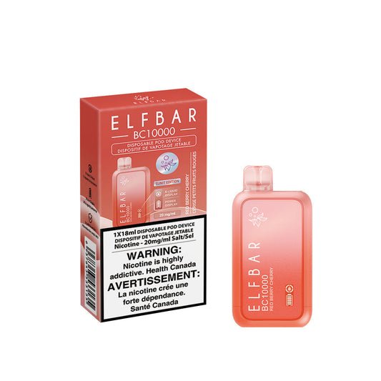 Elf Bar BC10K Red Berry Cherry 20mg/mL disposable (Provincial)