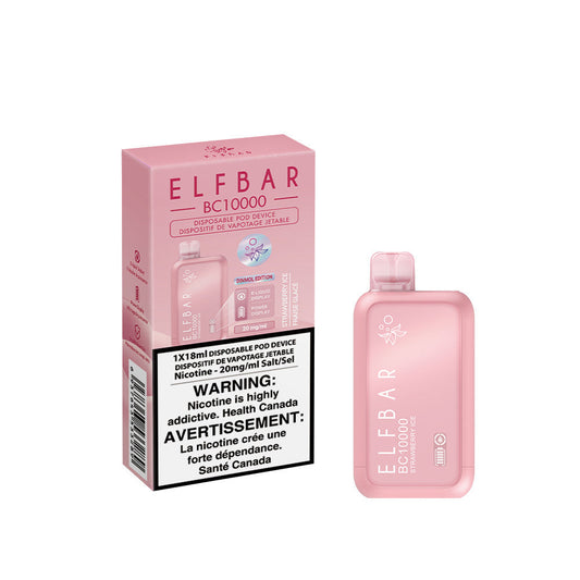 Elf Bar BC10K Strawberry Ice 20mg/mL disposable (Provincial)