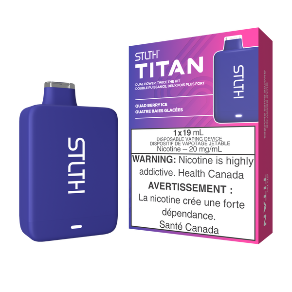 Stlth Titan 10K Quad Berry Ice 20mg/ml disposable (Provincial)