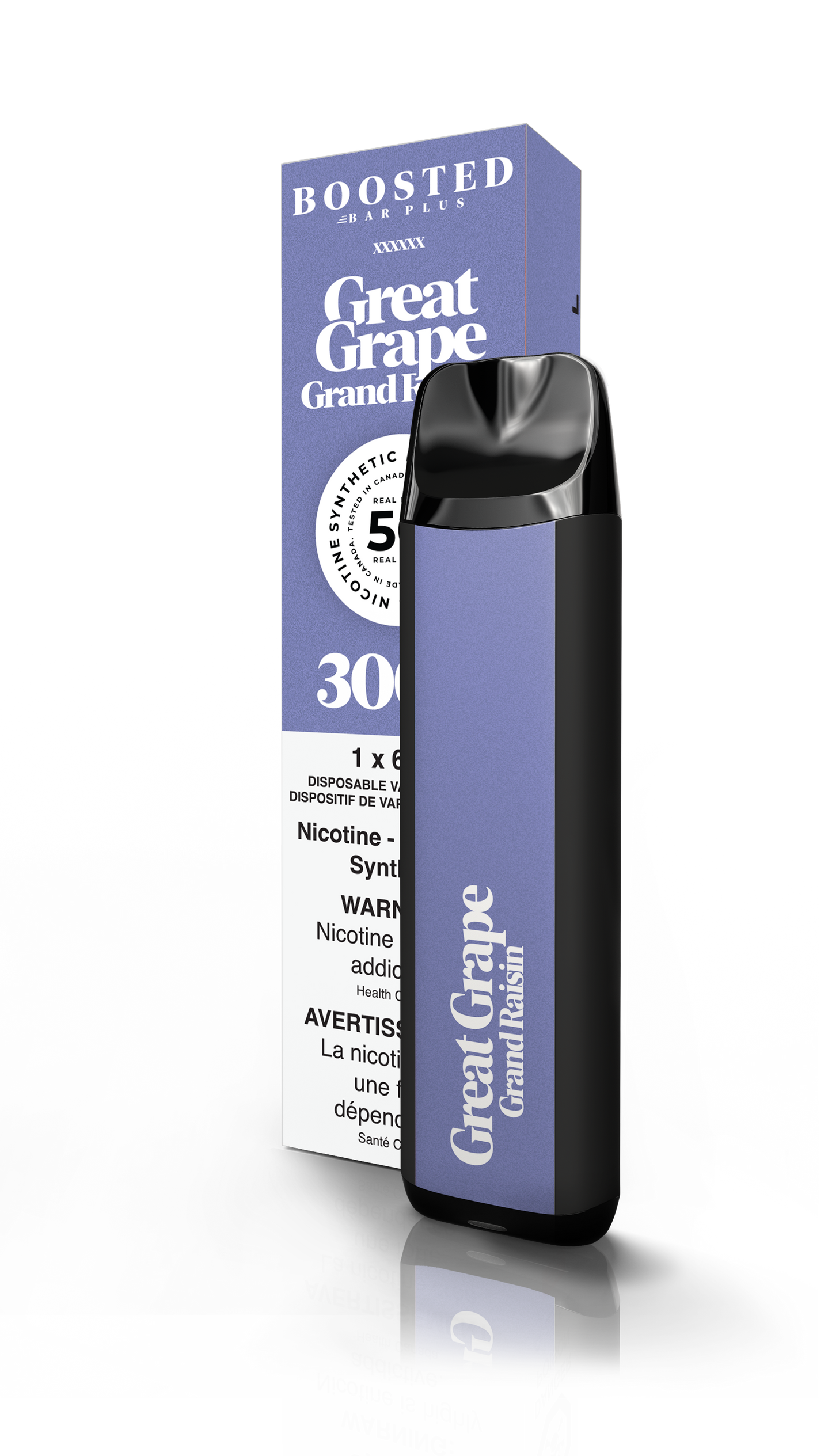 Boosted Bar Great Grape 20mg/ml disposable (Provincial)