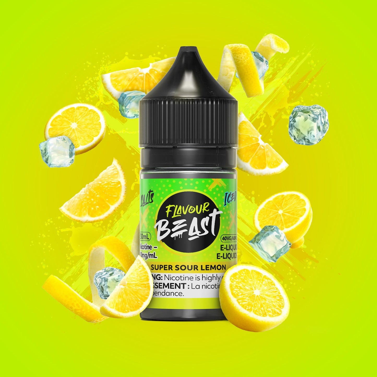 Flavour Beast E-Liquid Super Sour Lemon 20mg - 30ml (Provincial)
