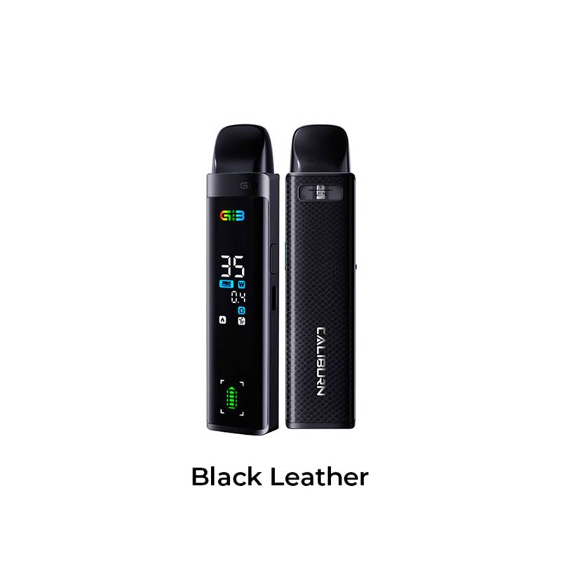 Uwell Caliburn G3 Pro Open Pod Kit Black Leather 2mL