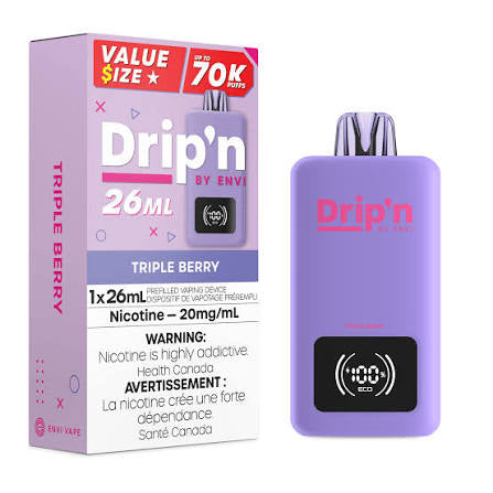 Drip’n by Envi 70K Triple Berry Disposable (Provincial)