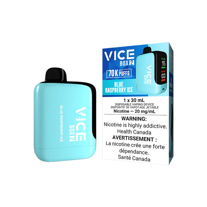 Vice Box 2 70k Blue Raspberry Ice 20mg/mL disposable(Provincial)