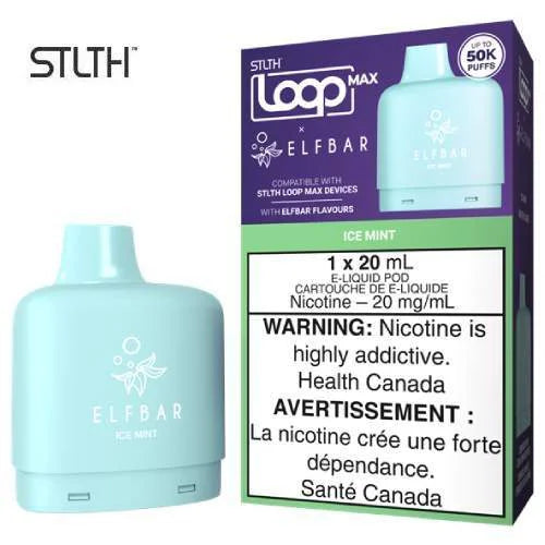 STLTH Loop Max X Elf Bar Pod 50K – Ice Mint