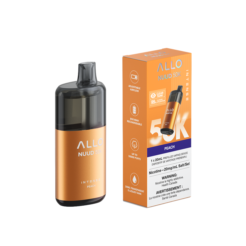 Allo Intense Nuud 50K Disposable Vape Device - Peach (Provincial)