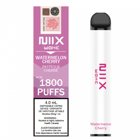 Niix woke 1800 Watermelon Cherry 20mg/ml disposable (Provincial)