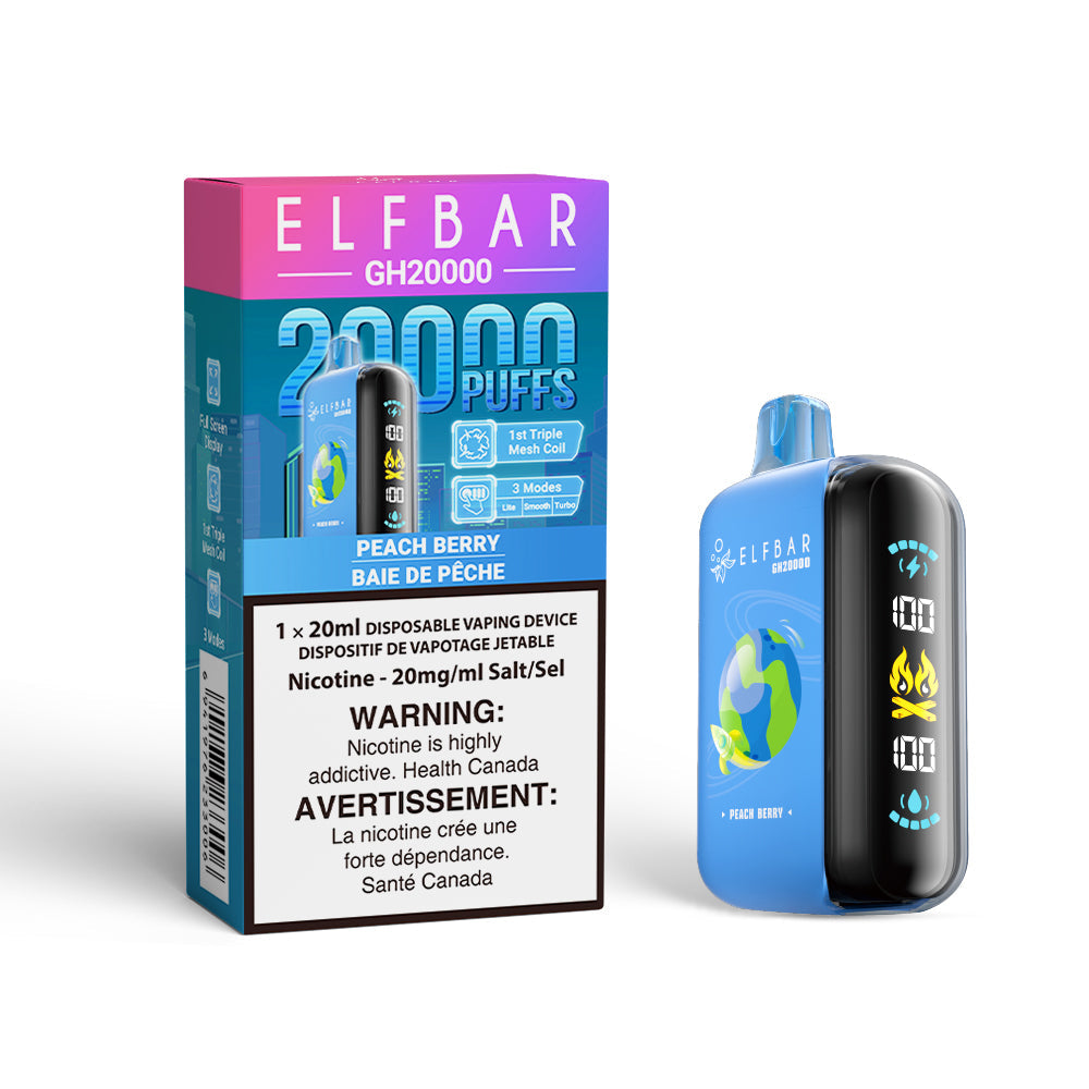 Elf Bar GH20K Peach Berry 20mg/mL disposable (Provincial)