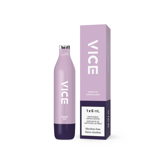 Vice 2500 Grape Ice 0mg/mL disposable (Provincial)