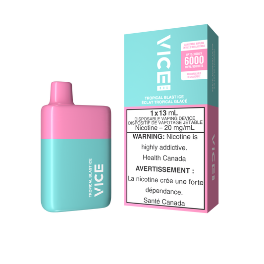 Vice Box 6000 Tropical Blast Ice 20mg/mL disposable (Provincial)