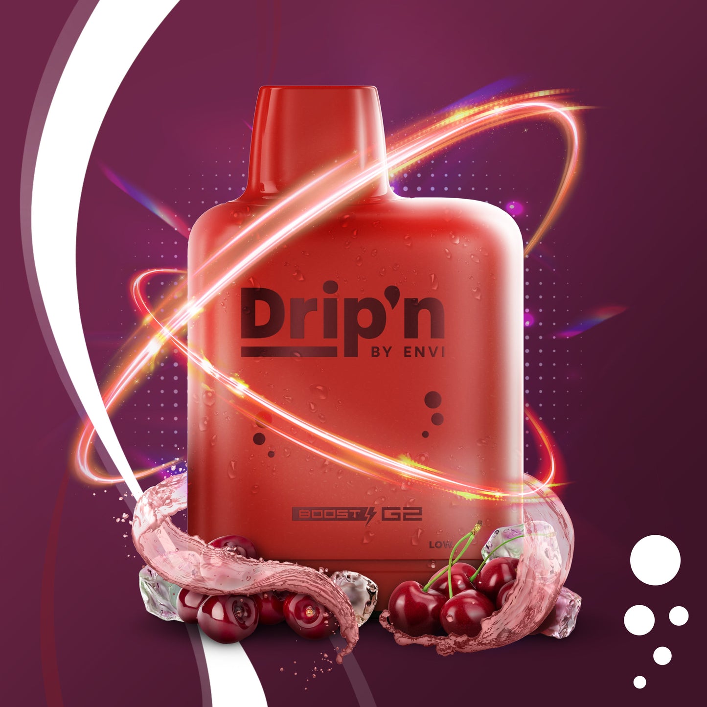 Drip’n LevelX Boost G2 25K Pod Cherry Classic Ice  20mg (Provincial)