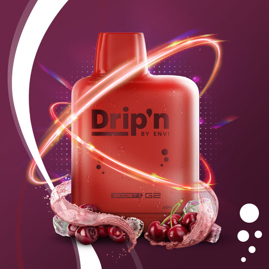 Drip’n LevelX Boost G2 25K Pod Cherry Classic Ice  20mg (Provincial)