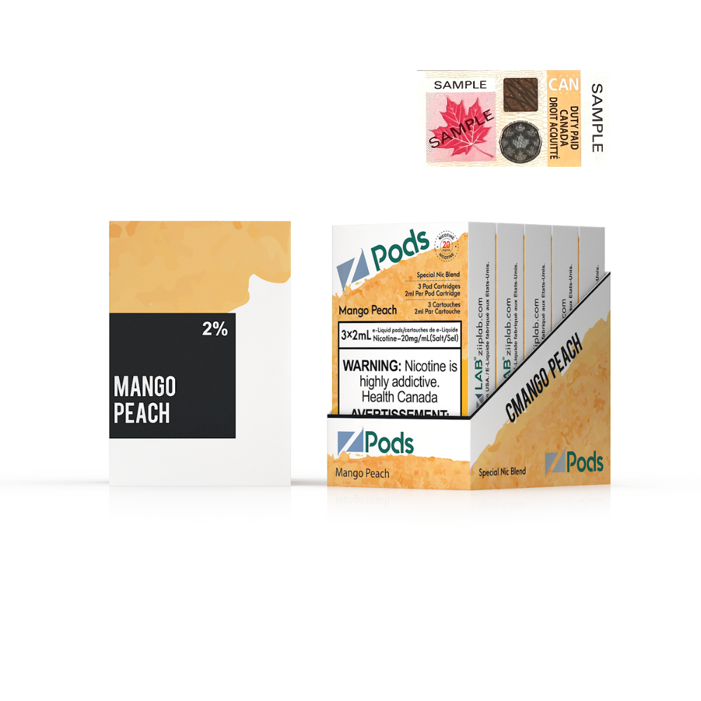 Zpods Mango Peach 20mg