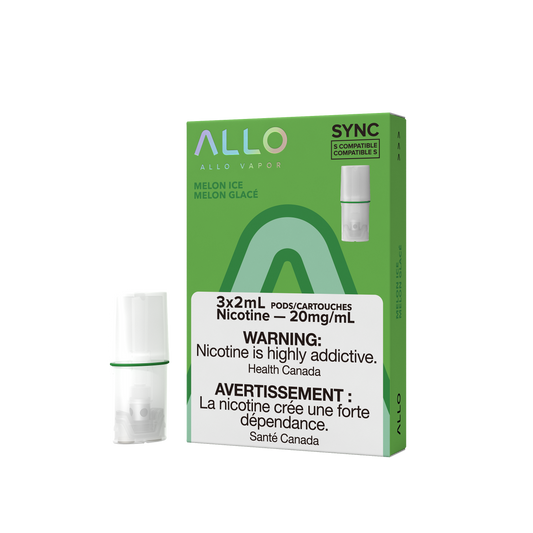 Allo Sync Melon Ice 20mg Pods (Provincial)