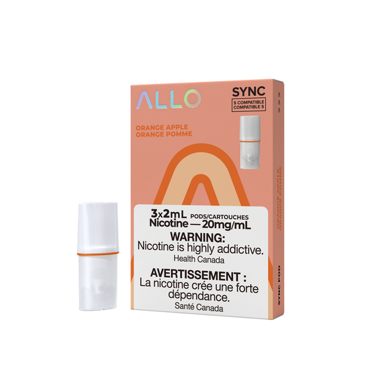 Allo Sync Orange Apple 20mg Pods (Provincial)